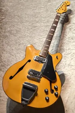 FENDER CORONADO II OLYMPIC WHITE USED ELECTRIC GUITAR  1967