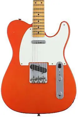 FENDER CUSTOM SHOP '57 TELECASTER JOURNEYMAN RELIC ELECTRIC GUITAR - AGED CANDY