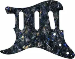 WD CUSTOM PICKGUARD FOR LEFT HAND FENDER STRATOCASTER #35 BLACK ABALONE