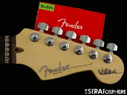 USA FENDER JEFF BECK STRAT NECK W/ LOCKING TUNERS, AMERICAN LSR ROSEWOOD!