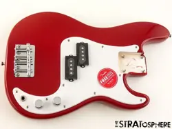FENDER SQUIER MINI SERIES PRECISION P BASS LOADED BODY, DAKOTA RED