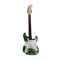 HEINEKEN SQUIER BY FENDER BULLET STRAT ELECTRIC GUITAR NEW PROMOTIONAL BEER