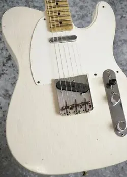 FENDER CUSTOM SHOP 1959 TELECASTER JOURNEYMAN RELIC AGED WHITE BLONDE 3.10KG LIG