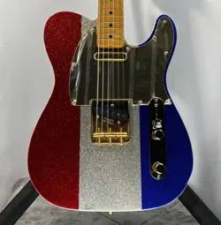 FENDER LIMITED-EDITION BUCK OWENS TELECASTER - RED, SILVER, BLUE #244