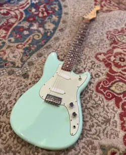 2017 FENDER PLAYER DUO-SONIC GUITAR - SEAFOAM GREEN