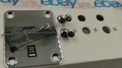 FENDER SQUIER  GUITAR STRAT TELE JAGUAR BASS ETC  NECK PLATE