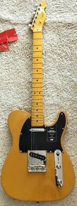 FENDER AMERICAN PROFESSIONAL II TELECASTER, BUTTERSCOTCH BLONDE WITH CASE
