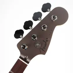 FENDER MADE IN JAPAN AERODYNE JAZZ BASS NECK ROSEWOOD DOLPHIN GRAY HEADSTOCK