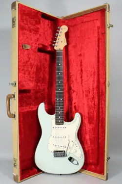 2002 FENDER AMERICAN STANDARD STRATOCASTER SKY BLUE FINISH W/OHSC