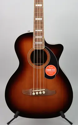 USED 2023 FENDER KINGMAN ACOUSTIC BASS SHADED EDGEBURST