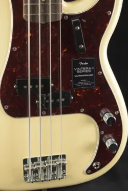 FENDER VINTERA II '60S PRECISION BASS OLYMPIC WHITE ROSEWOOD FINGERBOARD