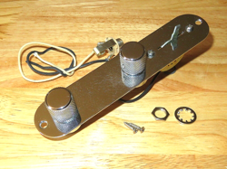 FENDER 2018 USA CHROME AMERICAN VINTAGE TELECASTER CONTROL POTS HARNESS
