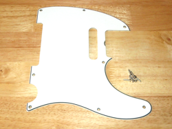 FENDER 2018 USA WHITE 3 PLY AMERICAN VINTAGE TELECASTER PICKGUARD