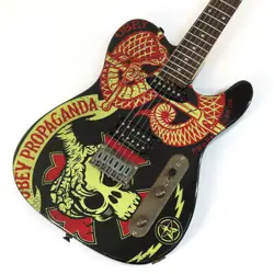 SQUIER BY FENDER OBEY PROPAGANDA TELECASTER ELECTRIC GUITAR EXCELLENT CONDITION