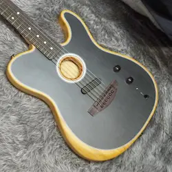 FENDER ACOUSTASONIC PLAYER TELECASTER RW BRUSHED BLACK