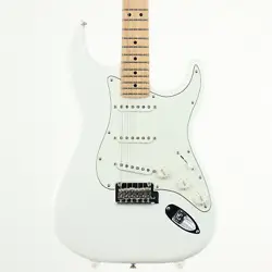 FENDER PLAYER STRATOCASTER ARCTIC WHITE USED 2023 ALDER BODY W/SOFT CASE