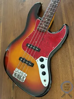 FENDER JAZZ BASS, ‘62, THREE TONE SUNBURST, 1993