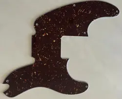 CUSTOM FOR FENDER TELECASTER PRECISION BASS GUITAR PICKGUARD BROWN TORTOISE