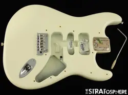 FENDER AMERICAN PROFESSIONAL II STRAT BODY & HARDWARE, ALDER OLYMPIC WHITE