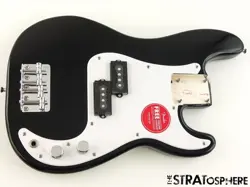 FENDER SQUIER MINI SERIES PRECISION P BASS LOADED BODY, BLACK
