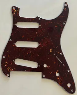 CUSTOM FOR FENDER START FLOYD ROSE TREMOLO SSS GUITAR PICKGUARD BROWN TORTOISE