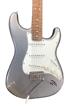 FENDER 2021 PLAYER STRATOCASTER ELECTRIC GUITAR - USED - SILVER