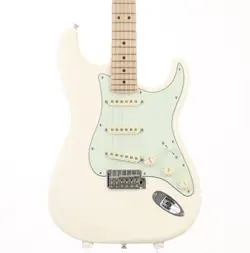 FENDER DELUXE ROADHOUSE STRATOCASTER OLYMPIC WHITE MAPLE FINGERBOARD 2017 (2017)