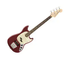 FENDER AMERICAN PERFORMER MUSTANG BASS - AUBERGINE W/ ROSEWOOD FB
