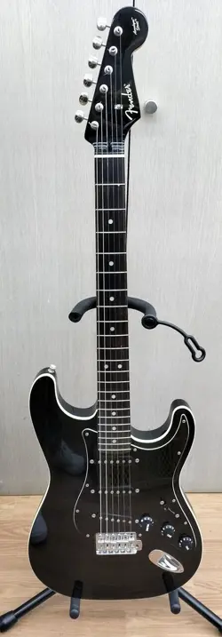 FENDER JAPAN AERODYNE STRATOCASTER BLACK MADE IN JAPAN 2012 ELECTRIC GUITAR