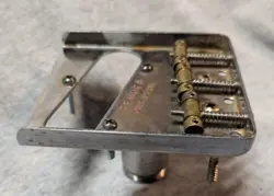 AGED RELIC FENDER  TELECASTER BRIDGE /W BRASS SADDLES   HARDWARE