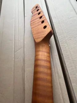 22 FRET TIGER ROASTED FLAME MAPLE ELECTRIC GUITAR NECK FOR FENDER TL TELECASTER