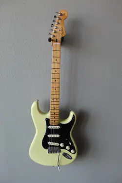 USED FENDER PLAYER II STRATOCASTER ELECTRIC GUITAR - HIALEAH YELLOW