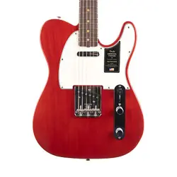 USED FENDER AMERICAN VINTAGE II 1963 TELECASTER ROSEWOOD - RED TRANSPARENT