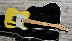 2022 FENDER JAPAN TELECASTER ELECTRIC GUITAR MONACO YELLOW EXCELLENT HARD CASE