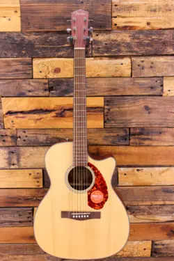 FENDER CC-60SCE CONCERT ACOUSTIC-ELECTRIC GUITAR NATURAL-DAMAGED