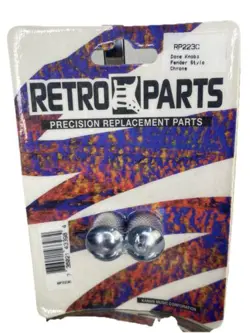 RETRO PARTS DOME KNOBS FENDER STYLE CHROME