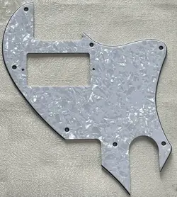 CUSTOM FOR FENDER TELE F HOLE HYBRID CONVERTION PAF GUITAR PICKGUARD WHITE PEARL