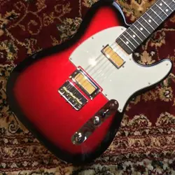 ELECTRIC GUITAR USED FENDER GOLD FOIL TELECASTER MAHOGANY BODY MAPLE NECK
