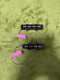 FENDER JAPAN JAZZ BASS PICKUP FRONT AND REAR SET