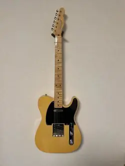 FENDER ELECTRIC GUITAR TELECASTER BUTTERSCOTCH USED