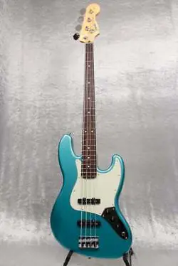 FENDER FSR COLLECTION HYBRID II JAZZ BASS TEAL GREEN METALLIC