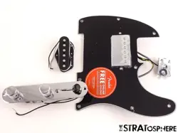 FENDER SQUIER AFFINITY TELE FMT SH LOADED PICKGUARD, PICKUPS PLATE KNOBS BLACK