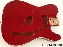 FENDER SQUIER AFFINITY TELECASTER FMT SH BODY TELE CRT CRIMSON RED TRANSPARENT