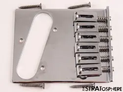 FENDER SQUIER AFFINITY TELECASTER FMT SH CHROME 6 SADDLE BRIDGE, TELE