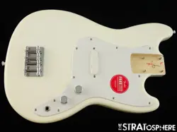 FENDER SQUIER SONIC BRONCO BASS LOADED BODY, GUITAR ARCTIC WHITE