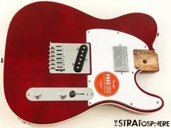 FENDER SQUIER AFFINITY TELECASTER FMT SH LOADED BODY TELE CRIMSON RED