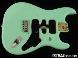 FENDER LTD. TOM DELONGE STRATOCASTER STRAT BODY & HARDWARE, SURF GREEN