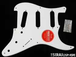 FENDER SQUIER CV CLASSIC VIBE 50S STRAT PICKGUARD WHITE, 1 PLY!