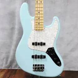 FENDER: MIJ HYBRID II FSR COLLECTION JAZZ BASS DAPHNE BLUE