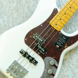 FENDER: AMERICAN ULTRA PRECISION BASS- ARCTIC PEARL- ELECTRIC BASS
